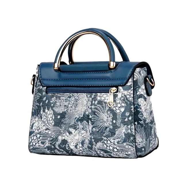 сумка с цветочными узорами