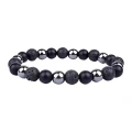 мужской браслет с бусинами