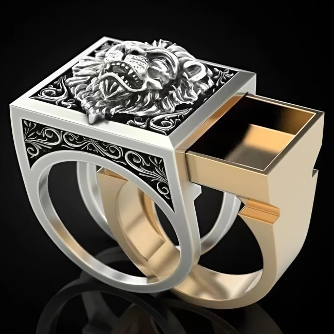 чоловіче кільце лев