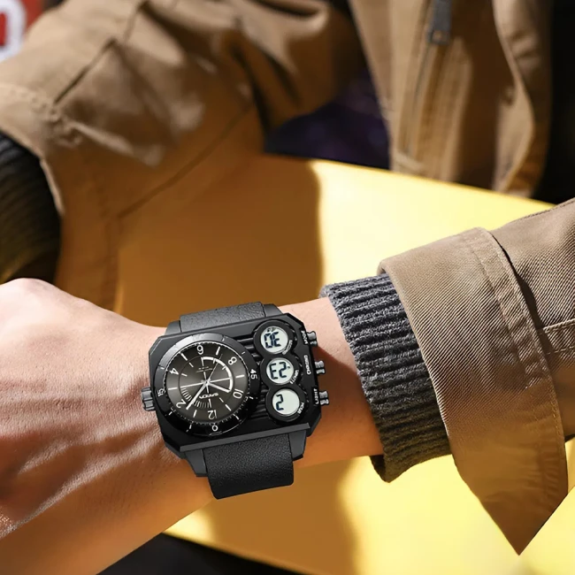 часы с широким ремешком