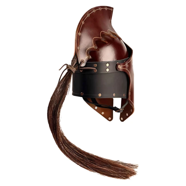 кожаный шлем