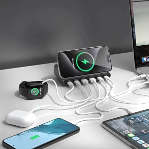 Беспроводная зарядная станция для нескольких устройств беспроводная зарядная станция