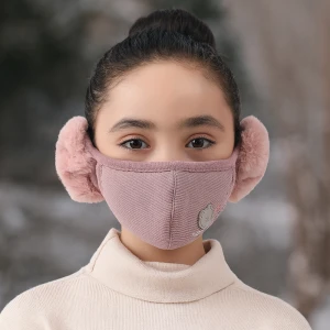 Теплая маска с защитой для ушей теплая маска