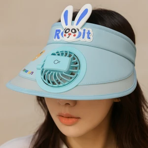 шляпа с вентилятором