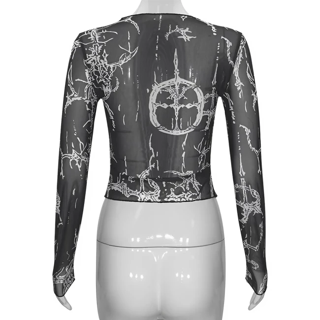 сетчатая кофта