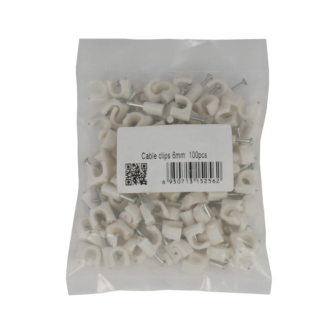 скоби для кріплення кабелю до стіни