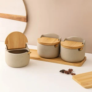 Керамический набор банок для специй набор банок