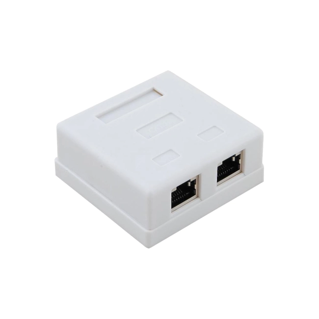 розетка utp rj-45 2 портовая
