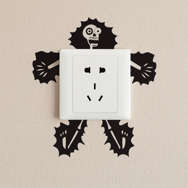 наклейка на розетку