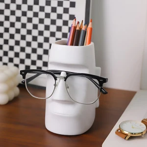 Подставка для очков в виде статуи Моаи подставка для очков