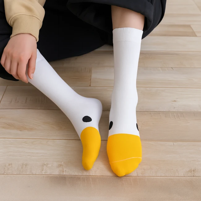 носки с принтом