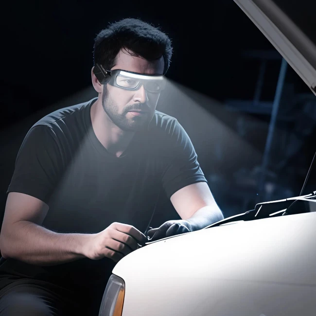 окуляри з ліхтарем