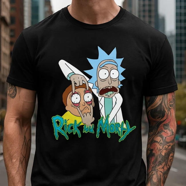 чоловіча футболка з принтом