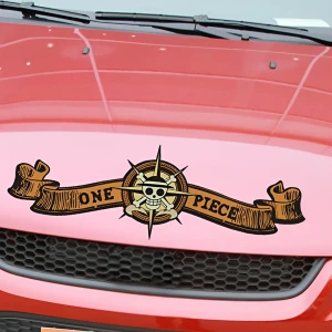 Наклейка на авто з логотипом One Piece наклейка на авто