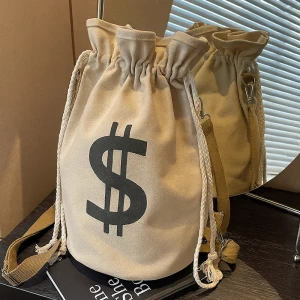 Рюкзак-мішок із символом долара рюкзак-мішок