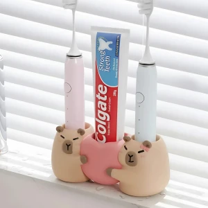 Парний тримач для зубних щіток у вигляді капібар тримач для зубних щіток