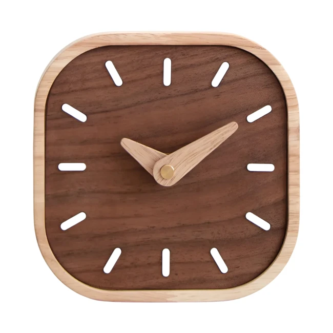 деревянные настольные часы