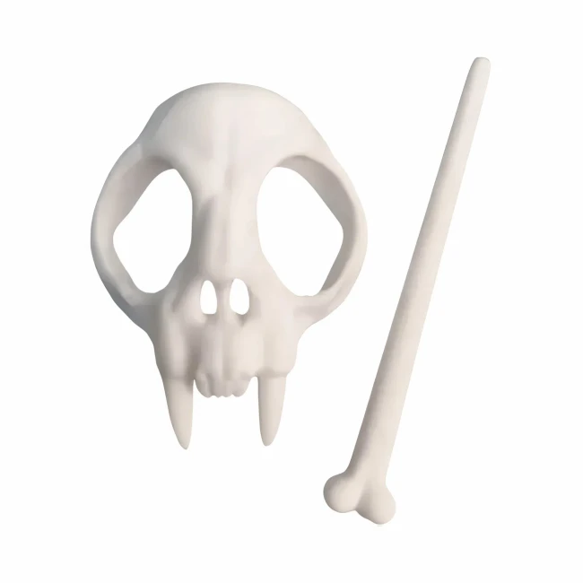 заколка у вигляді черепа