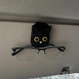 Тримач для окулярів в автомобіль у вигляді кота тримач для окулярів в автомобіль