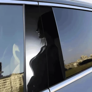 Наклейки на стійки дверей із зображенням дівчини наклейки на стійки дверей