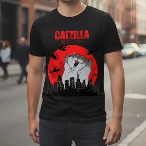 Футболка з принтом Сatzilla футболка з принтом