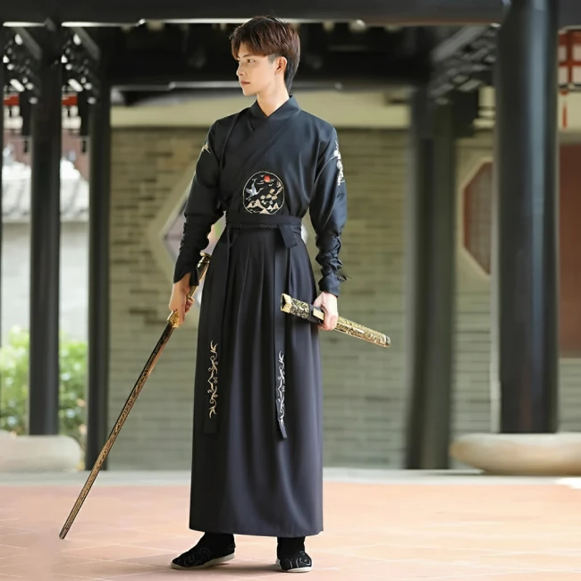 чоловічий костюм у китайському стилі