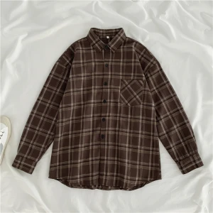 Повседневная рубашка в клетку рубашка в клетку