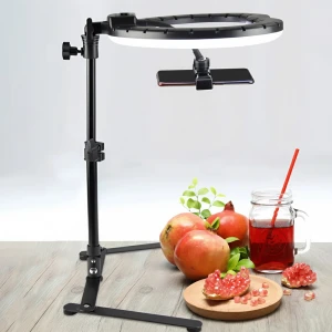 Настольная кольцевая лампа со штативом кольцевая лампа со штативом
