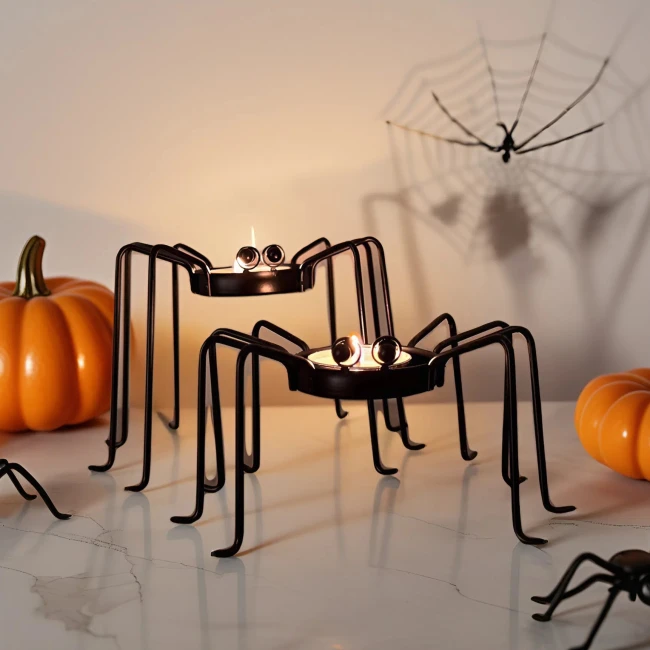 подсвечник на Хэллоуин