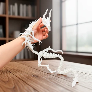 Декоративный скелет дракона подвижный дракон антистресс