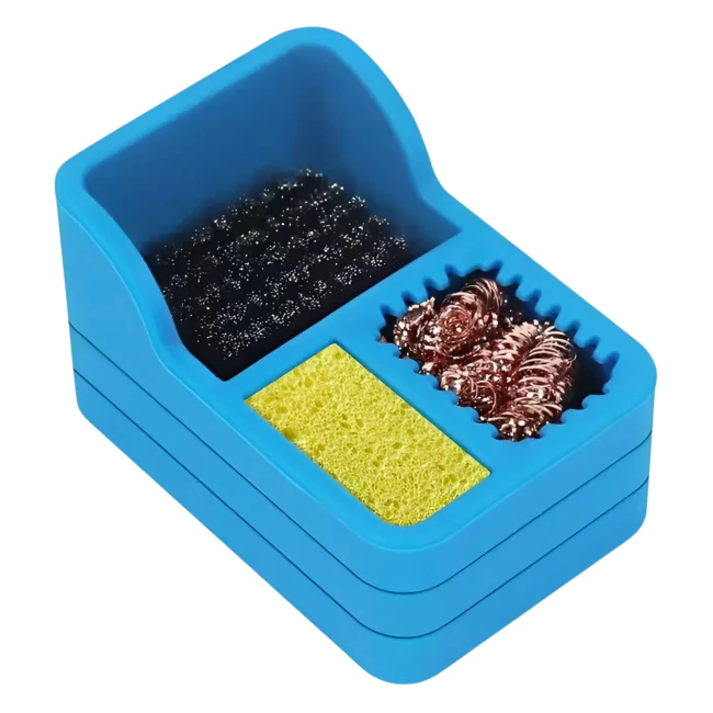 подставка с губкой для очистки жала