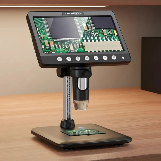 микроскоп с дисплеем