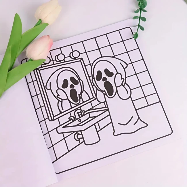 хорор розмальовка