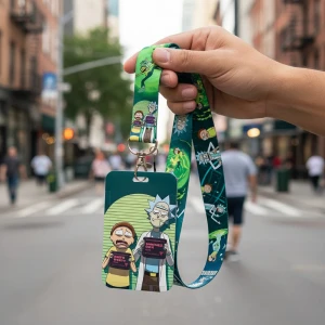 Бейдж для перепустки або картки з ремінцем Rick and Morty бейдж для перепустки