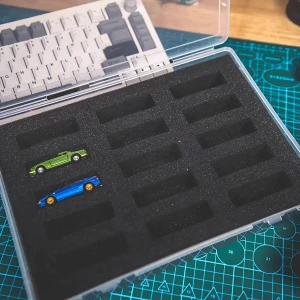 Прозорий кейс для зберігання машинок на 15 комірок кейс для зберігання машинок