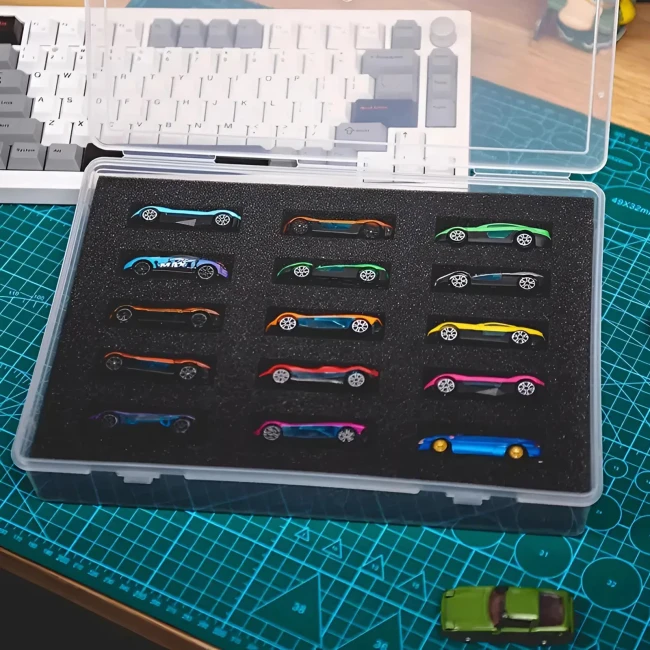 пластиковый органайзер для машинок