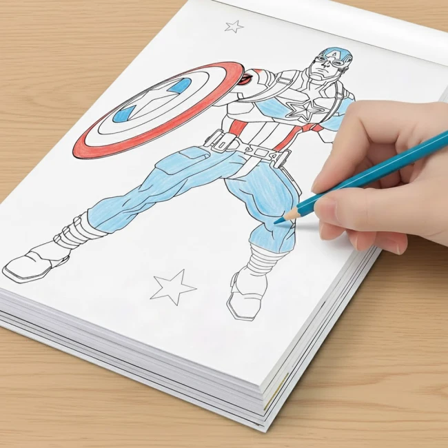 розмальовка Marvel