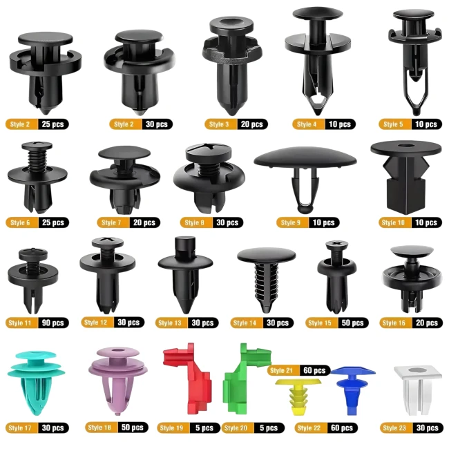 набор автомобильных крепежей