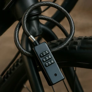 велосипедний кодовий замок кодовий велозамок тросовий велозамок
