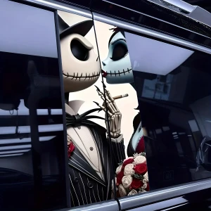 Наклейки на стійки дверей Жах перед Різдвом наклейки на стійки дверей