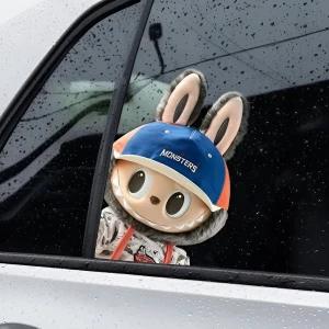 Наклейка на скло автомобіля Лабубу наклейка на скло автомобіля