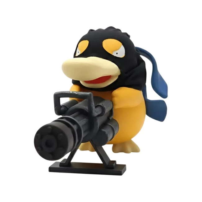 фігурка Psyduck з кулеметом