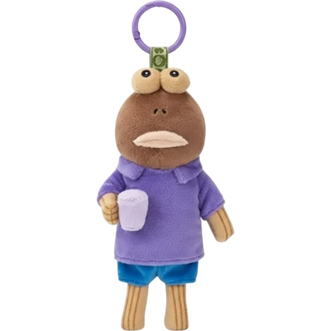 плюшева підвіска на сумку