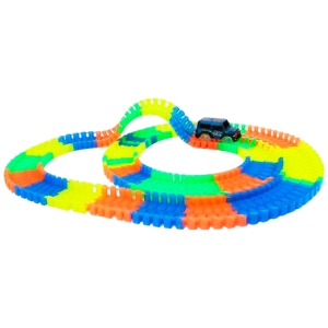 Гоночний трек із сяючими машинками Magic Tracks 220 деталей Гоночний трек magic tracks