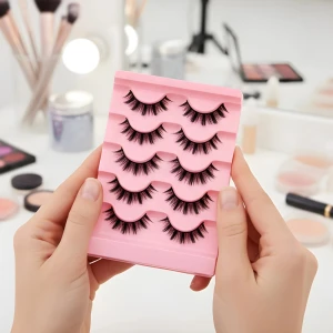 Набір накладних вій з аніме ефектом (5 пар) набір накладних вій