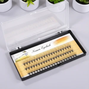 Накладні вії пучками 10 мм накладні вії пучками