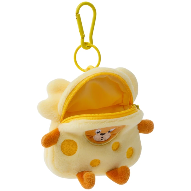 плюшевий брелок на блискавці