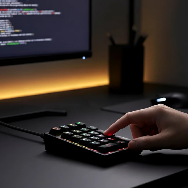 numpad с подсветкой