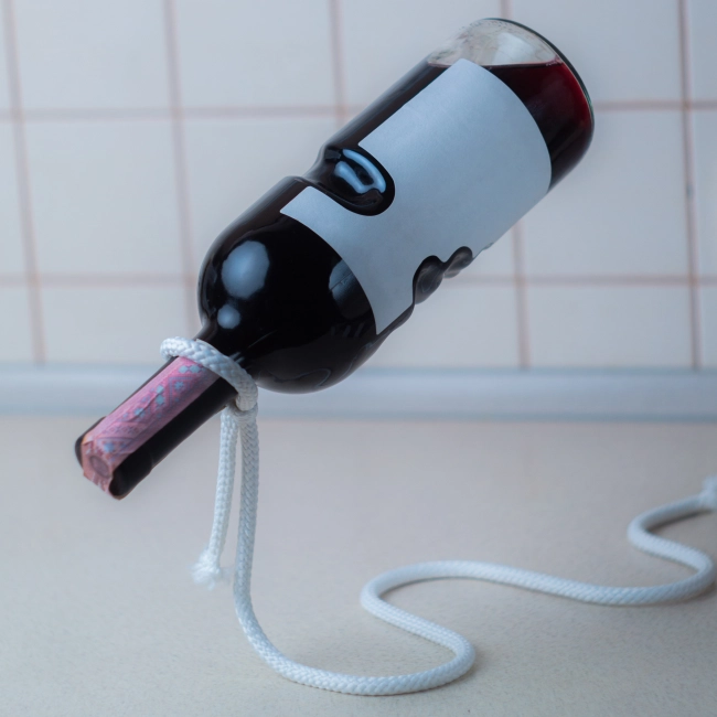 подставка для бутылки шнурок