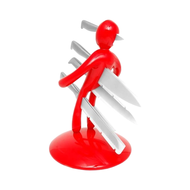 підставка для ножів у вигляді людини